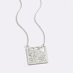 Custom Map Pendant Necklace