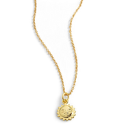 Sun Charm Pendant Necklace