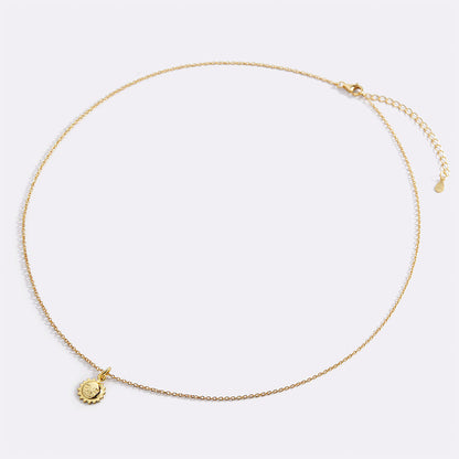 Sun Charm Pendant Necklace