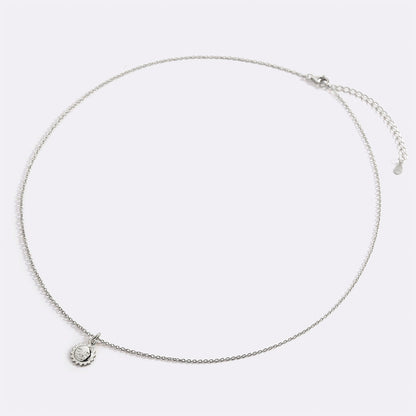 Sun Charm Pendant Necklace
