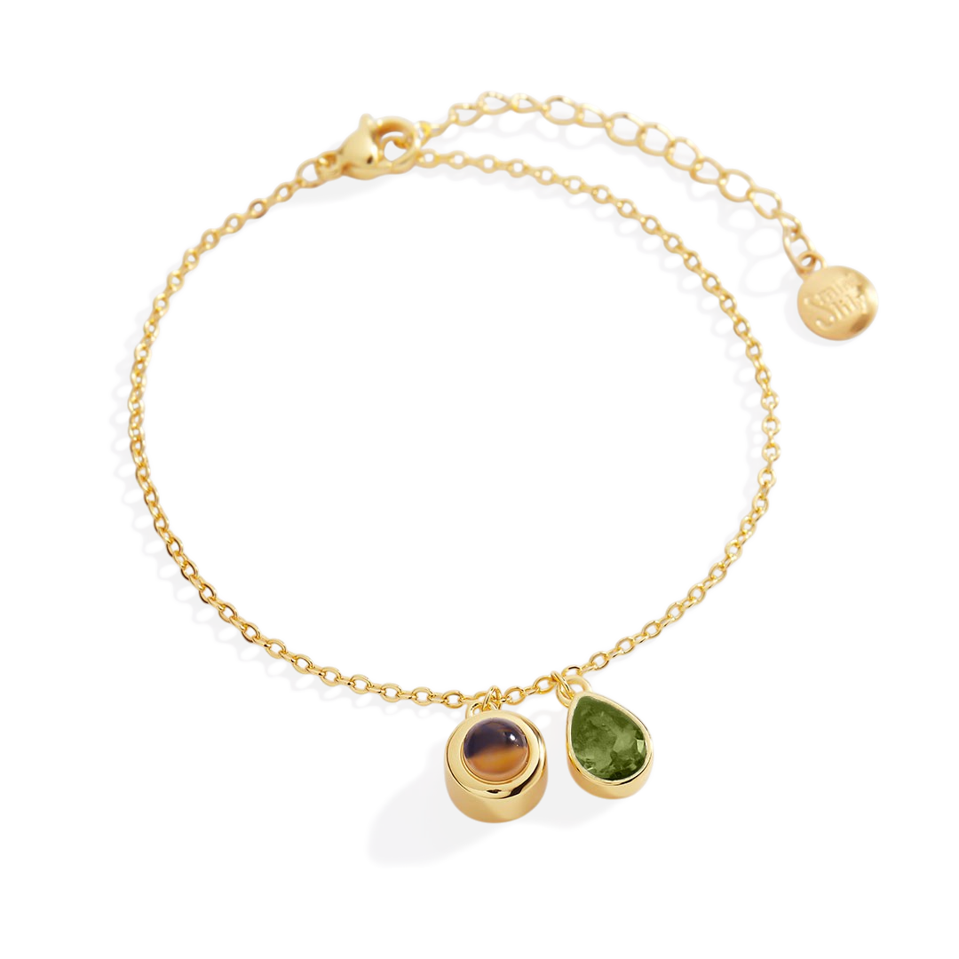 Birthstone Photo Bracelet