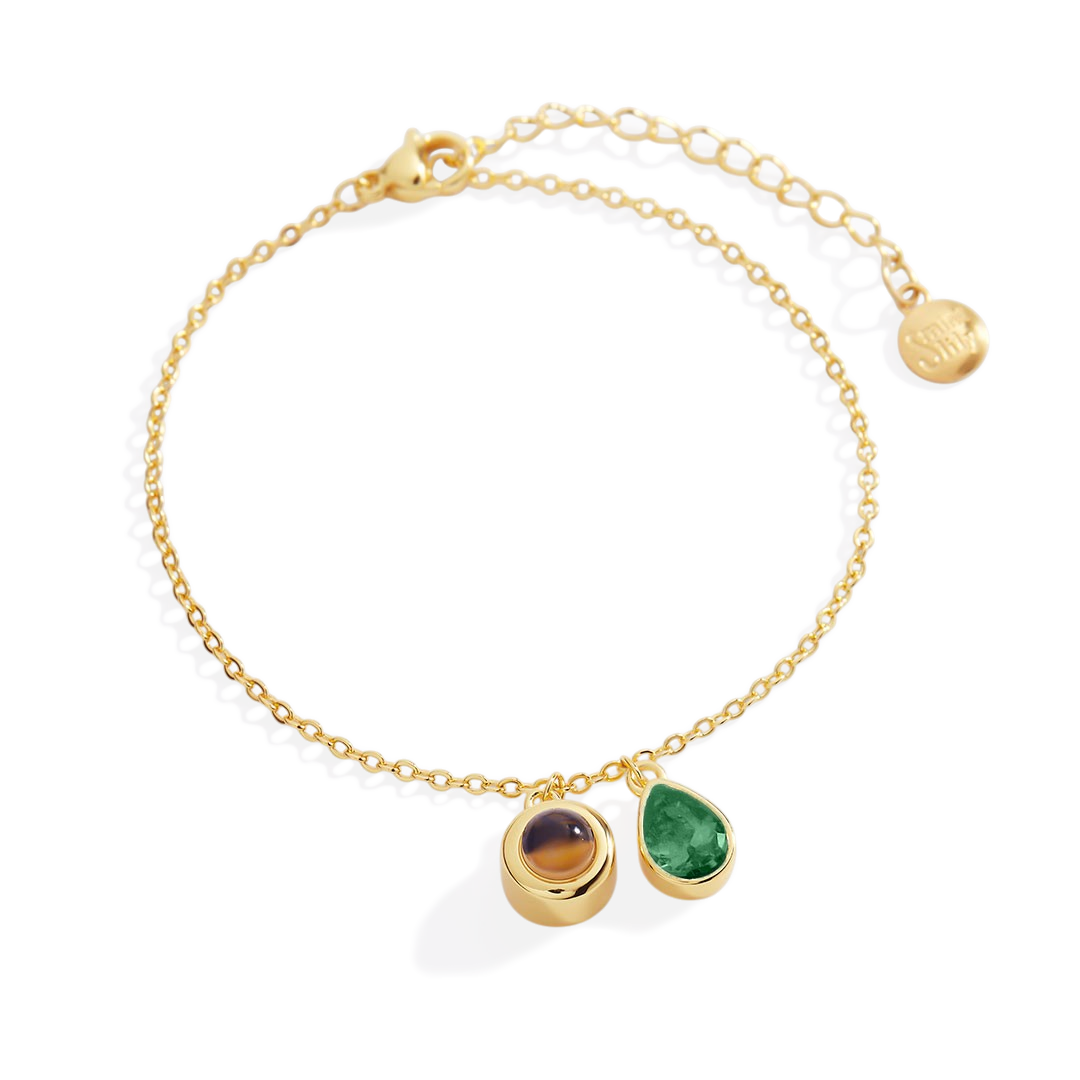 Birthstone Photo Bracelet