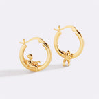 Cherub Gold Hoops