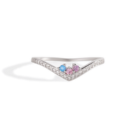Personalized Venus Birthstone Ring