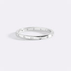 Bezel-Set Tiny Stacking Ring