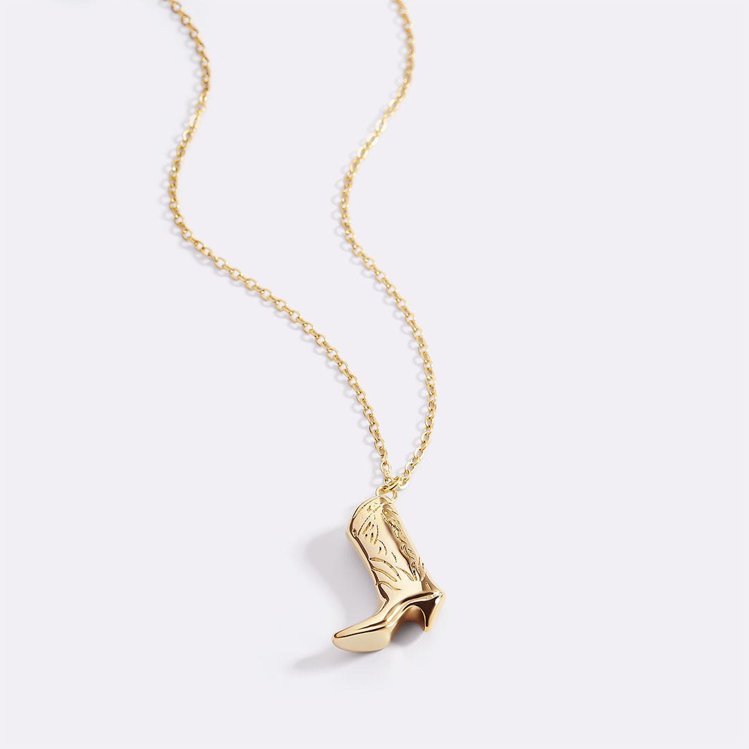 Cowboy Boot Necklace