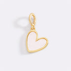 Natural Stone Heart Charm