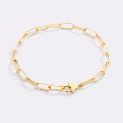 Heart Padlock Bracelet