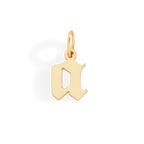 Old English Letter Charm