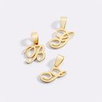 Romantic Initial Charm Pendant