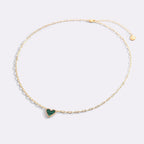 Dainty Heart Paperclip Necklace