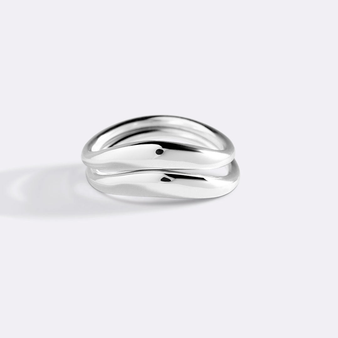 Organic Stacking Ring Set