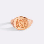 Monogram Signet Ring