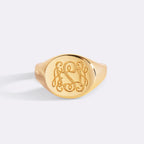 Monogram Signet Ring