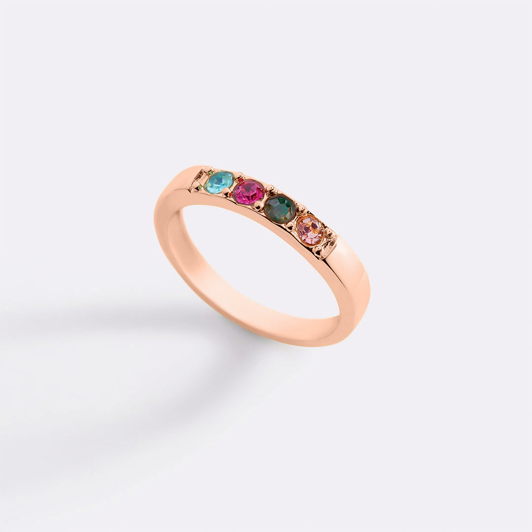 Stackable Birthstones Band Ring