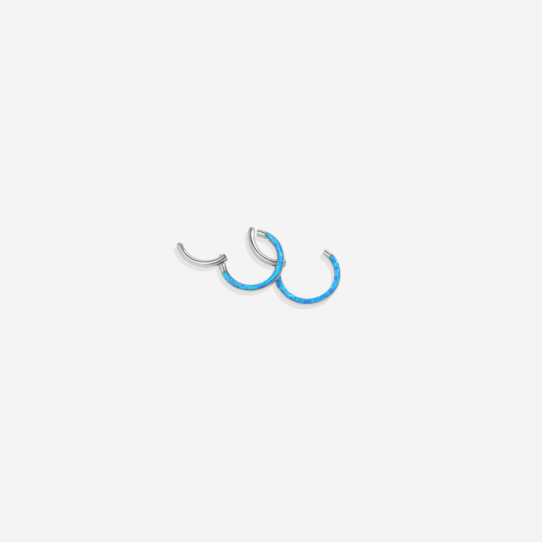 Magical Iridescent Clicker Hoops | 18g