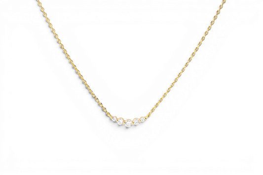 Mini Arc Diamond Necklace