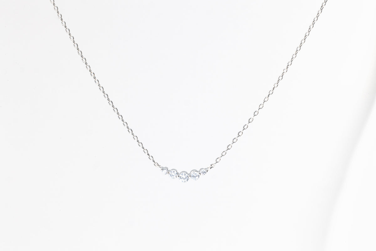 Mini Arc Diamond Necklace