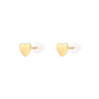 Mini Heart Stud Earrings