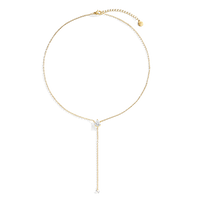 Minimalist Lariat Necklace