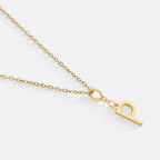 Minimalist Initial Charm Necklace