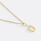 Minimalist Initial Charm Necklace
