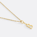 Minimalist Initial Charm Necklace