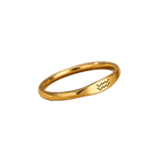 Minimalist Zodiac Stacking Band