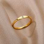 Minimalist Zodiac Stacking Band