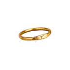 Minimalist Zodiac Stacking Band