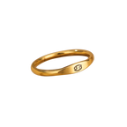 Minimalist Zodiac Stacking Band
