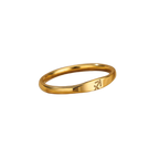 Minimalist Zodiac Stacking Band