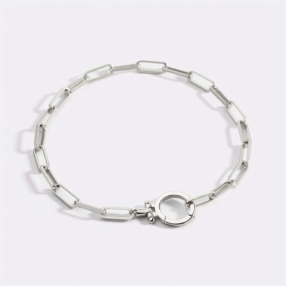 Mint Paperclip Bracelet