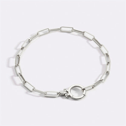 Mint Paperclip Bracelet