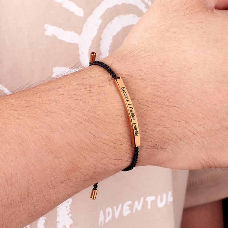 Because I F♥cking Sparkle Inspire Bracelet