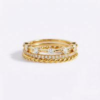 18k Gold Over Sterling Silver