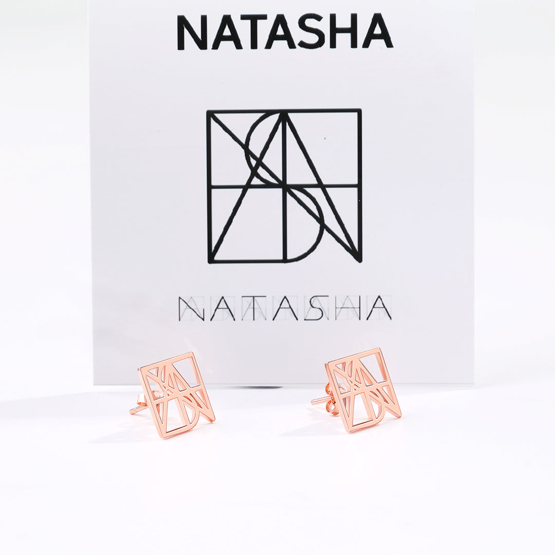 Monogram Name Earrings