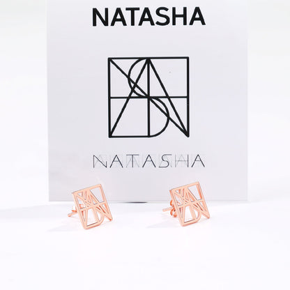 Monogram Name Earrings