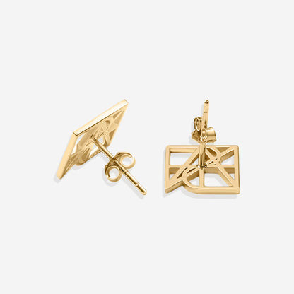 Monogram Name Earrings