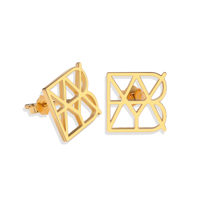 Monogram Name Earrings