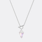 Moonstone Power Pendant T-Lock Necklace