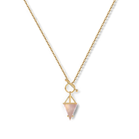 Moonstone Power Pendant T-Lock Necklace