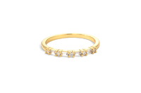 Multi Gem Baguette Stacking Ring