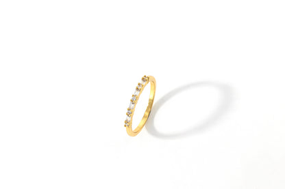 Multi Gem Baguette Stacking Ring