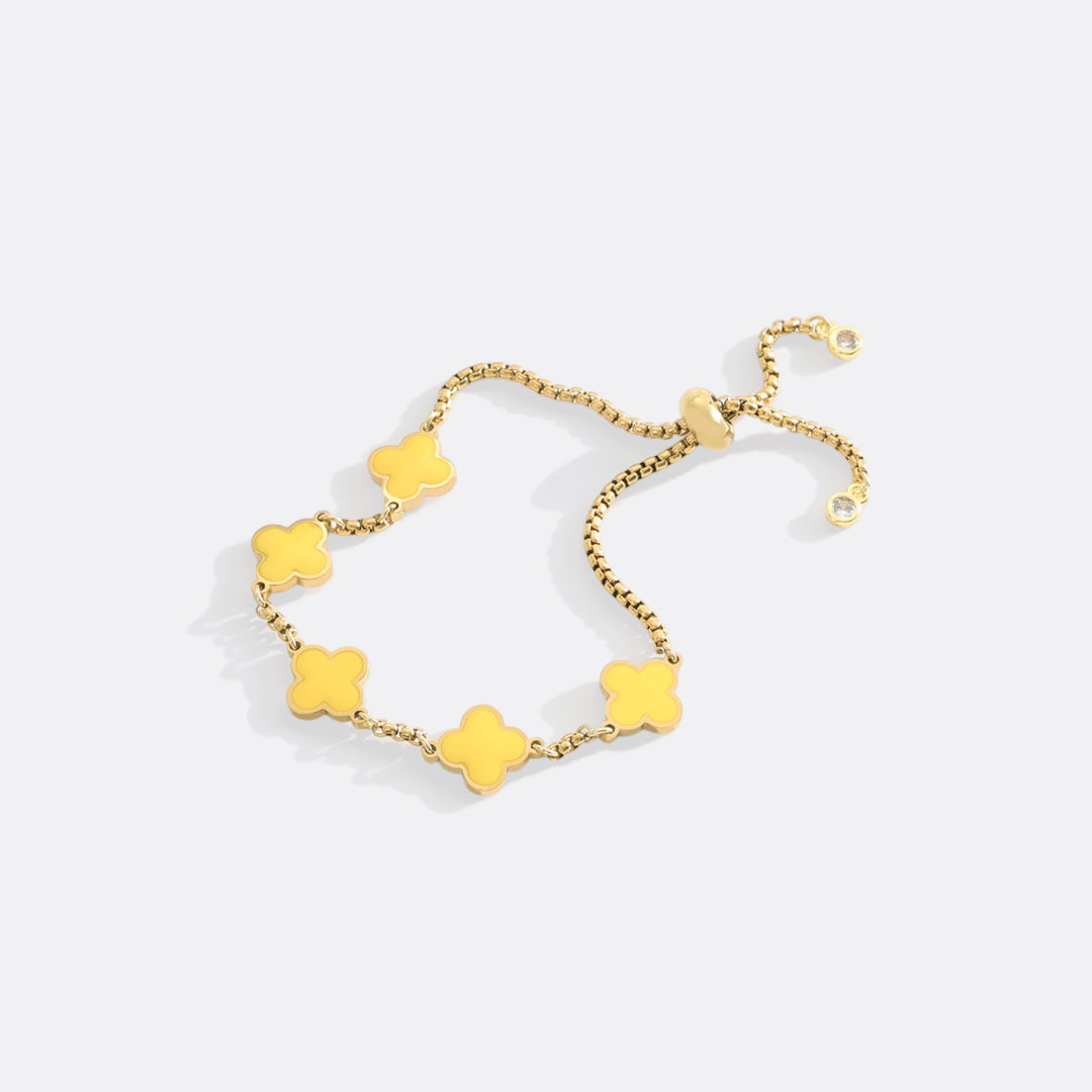 Clover Enamel Bracelet