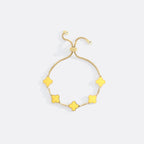 Clover Enamel Bracelet