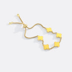 Clover Enamel Bracelet