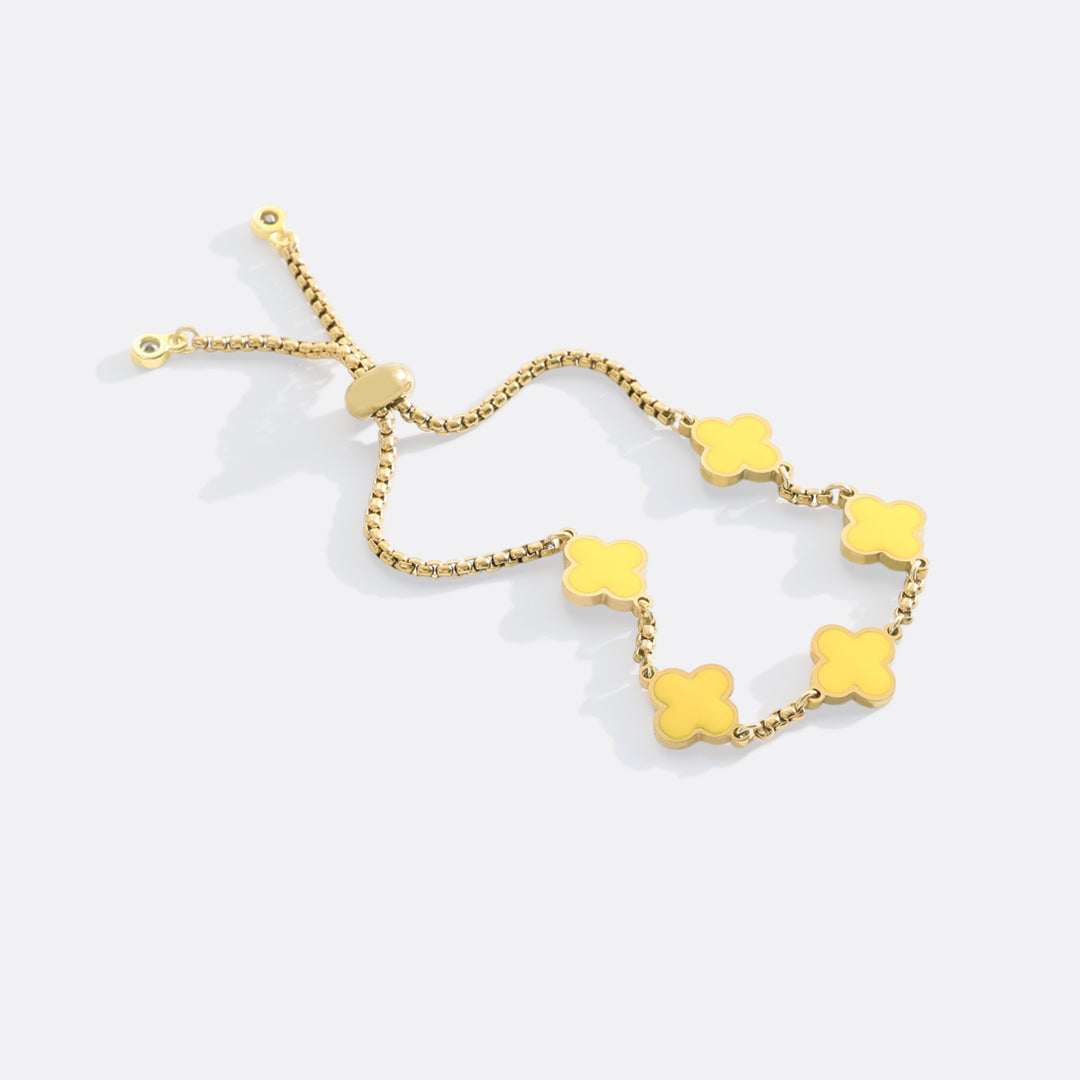 Clover Enamel Bracelet