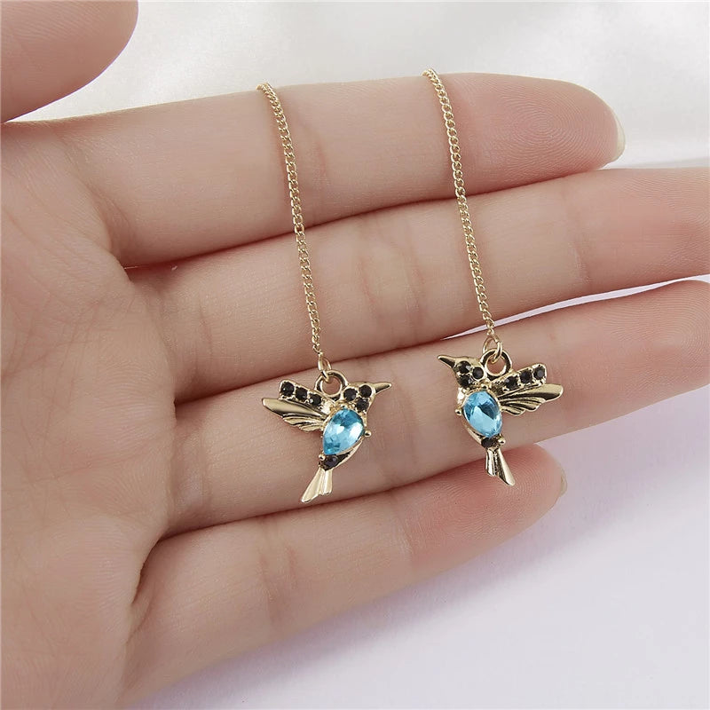 Hummingbird Drop Earrings