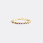 October Birthstone Eternity Stacking Ring